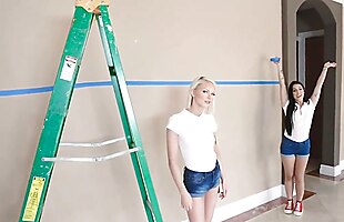 Kehlenfick, Blond, Reife, Penis, Interracial, Gruppe